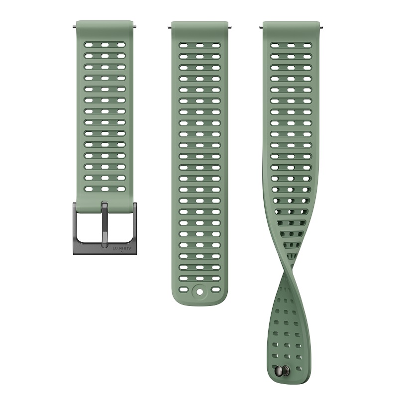 Suunto Řemínek Athletic 9 Silicone Sage Green S+M pro Vertical 2 a kompatibilní
