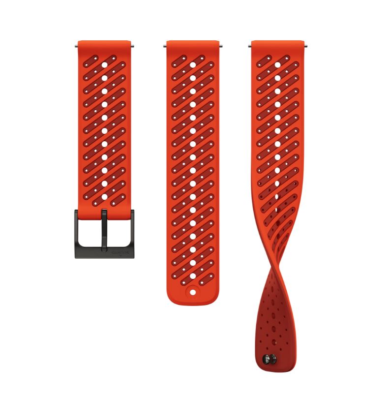 Suunto Řemínek Athletic 8 Silicone Coral Orange S+M pro Race 2 a kompatibilní