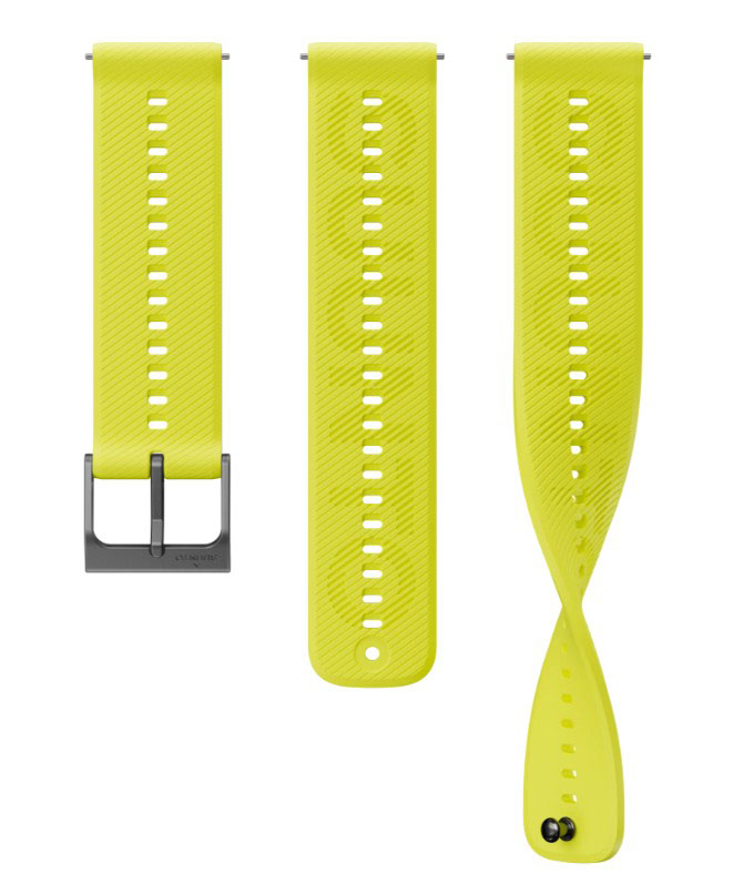 Suunto Řemínek Athletic 6 Silicone Lime S+M pro Run a kompatibilní
