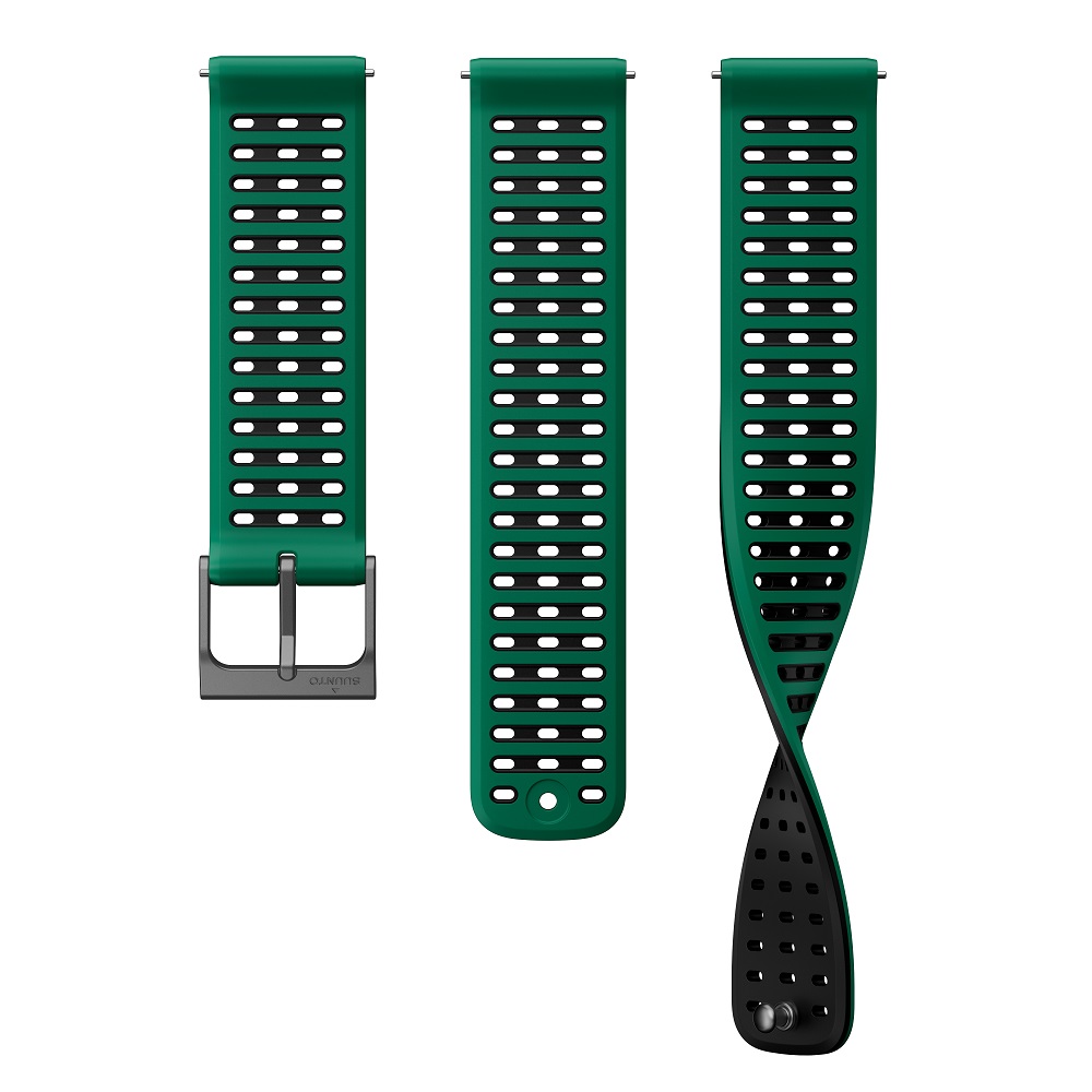 Suunto Řemínek Athletic 9 Silicone Pine Green S+M pro Vertical 2 a kompatibilní