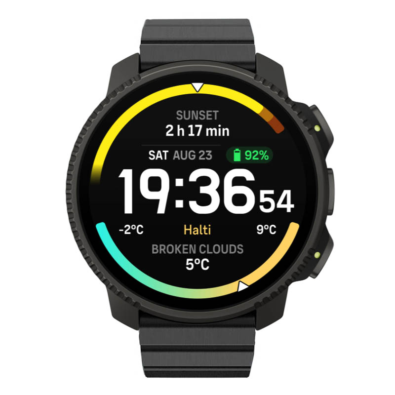 Suunto Vertical 2 Full Titanium strap se třemi řemínky