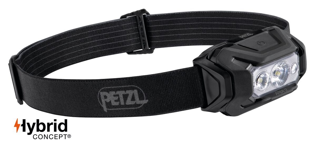 Petzl Petzl Aria 2 RGB, vodotěsná odolná čelovka s RGB světlem