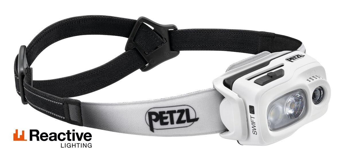 Petzl Petzl Swift RL, kompaktní ultravýkonná dobíjecí čelovka s reaktivním svícením