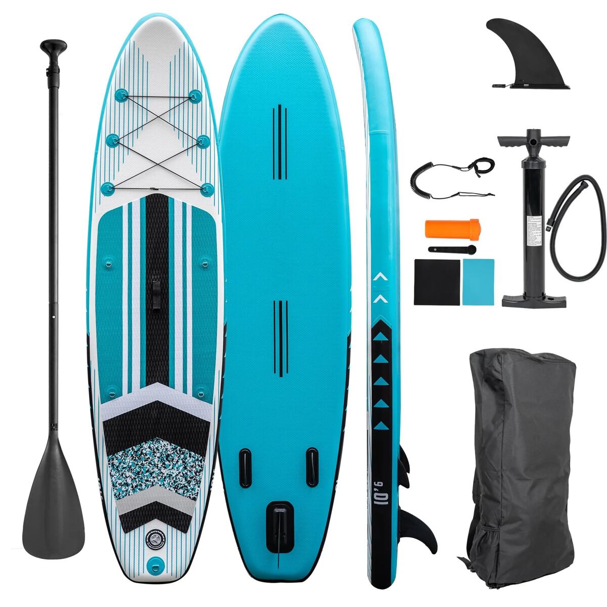 e4fun Allround Stand Up Paddle Board tyrkysová