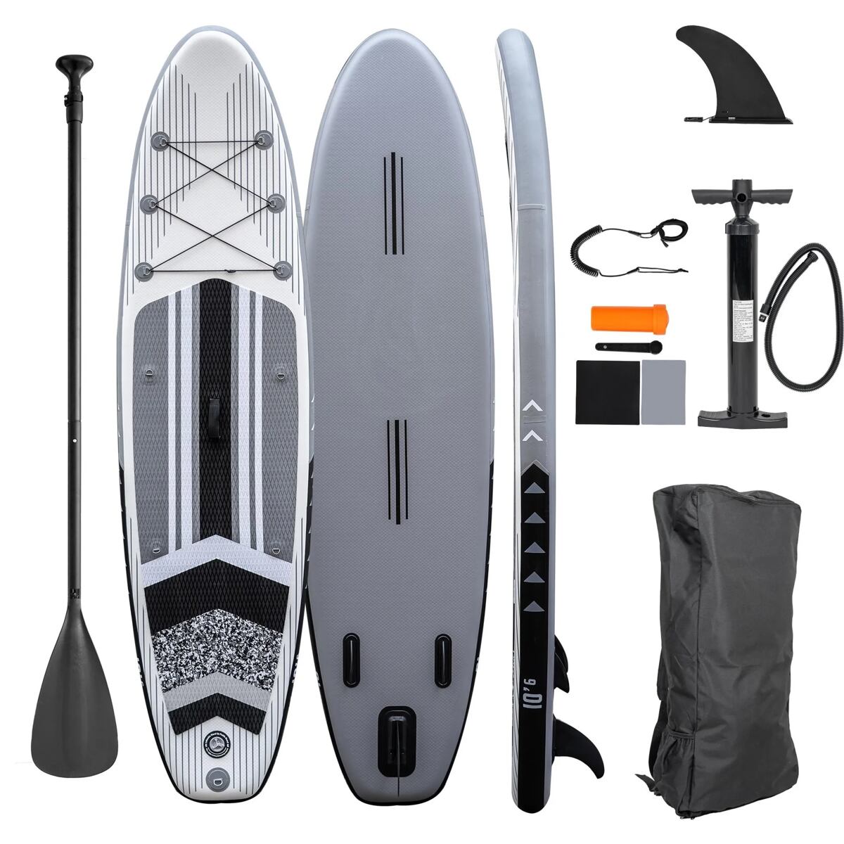 e4fun Allround Stand Up Paddle Board šedá