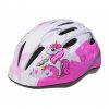 Rebel dětská cyklistická helma bílá-růžová