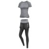 Runner Long 2W fitness set šedá (Velikost oblečení S)