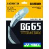 Badmintonový výplet YONEX BG 65 Ti - 10 m (Barva bílá, kód KNB65T10-501)