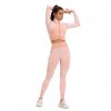 Yoga Sense fitness set dámský růžová (Velikost oblečení S)