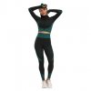 Yoga Sense fitness set dámský zelená tm. (Velikost oblečení S)