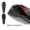 Péřový zimní spacák Dopy -25°C anthracite
