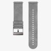 Suunto Řemínek Urban 5 Microfiber Grey/Steel pro Suunto 9 a kompatibilní