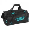 Duffle Bag L sportovní taška černá-tyrkysová