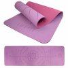 Podložka LIFEFIT® YOGA MAT RELAX DUO, 183x58x0,6cm, bordó