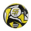 Fotbalový míč miniball SPORTTEAM®, černo-neon.žlutý