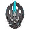 Venus cyklistická helma černá-mint