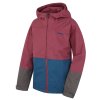 Dětská hardshell bunda Nicker K tm. vínová/tm. modrá (Velikost 122-128)