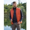 Pánská péřová vesta Dresles M brick orange (Velikost L)