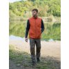 Pánská péřová vesta Dresles M brick orange (Velikost L)
