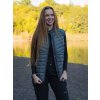 Dámská vesta Dresles L dk. grey (Velikost L)