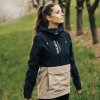 Dámská outdoor bunda Nabbi L dk. grey/pink