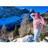 Dámské softshell kalhoty Keson L faded pink