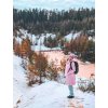 Dámské softshell kalhoty Keson L faded pink