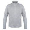 Pánský fleecový svetr na zip Alan M light grey