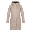 Dámský hardshell kabát Nut L beige (Velikost L)