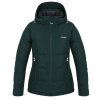 Dámská plněná zimní bunda Norel L dark green (Velikost L)