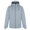 Pánská hardshell bunda Nelory M light blue (Velikost L)