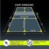 Court Marker Kit lajny na pickleball žlutá