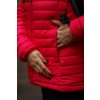 Dámská péřová bunda Dreeser L red (Velikost L)