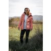 Dámská plněná bunda Nenie L faded orange (Velikost L)