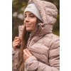 Dámská plněná bunda Nenie L beige (Velikost L)