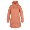 Dámský péřový kabát Daili L faded orange (Velikost L)