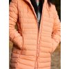 Dámský péřový kabát Daili L faded orange (Velikost L)