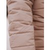 Dámský péřový kabát Daili L beige (Velikost L)