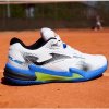 Roland Men 2402 Clay tenisová obuv bílá-modrá (Velikost UK 7)