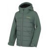 Dětská softshell plněná bunda Swany K faded green (Velikost 128)