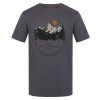Pánské bavlněné triko Tee Moon M dark grey (Velikost L)