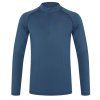 Merino termoprádlo triko Merow zip M blue (Velikost L)