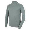 Pánská merino mikina Aron Zip M faded green (Velikost L)