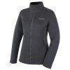 Dámský svetr na zip Akra L dark grey (Velikost L)