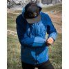 Pánská hardshell bunda Nanola M blue (Velikost S)