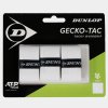 Tenis omotávky DUNLOP GECKO-TACK OverGrip 0,5 mm bílá (Velikost Univerzální)
