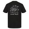 Pánské bavlněné triko Tee Walker M black (Velikost L)