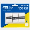 Tenis omotávky DUNLOP ATP VIPER-DRY Overgrip 0,6 mm bílá (Velikost Univerzální)