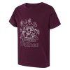 Dětské bavlněné triko Tee Mushroom K purple (Velikost 128)