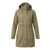 Dámský hardshell kabát Nestia L khaki (Velikost L)